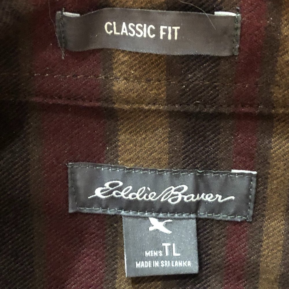 NWOT Eddie Bauer Soft Plaid Shirt Men's